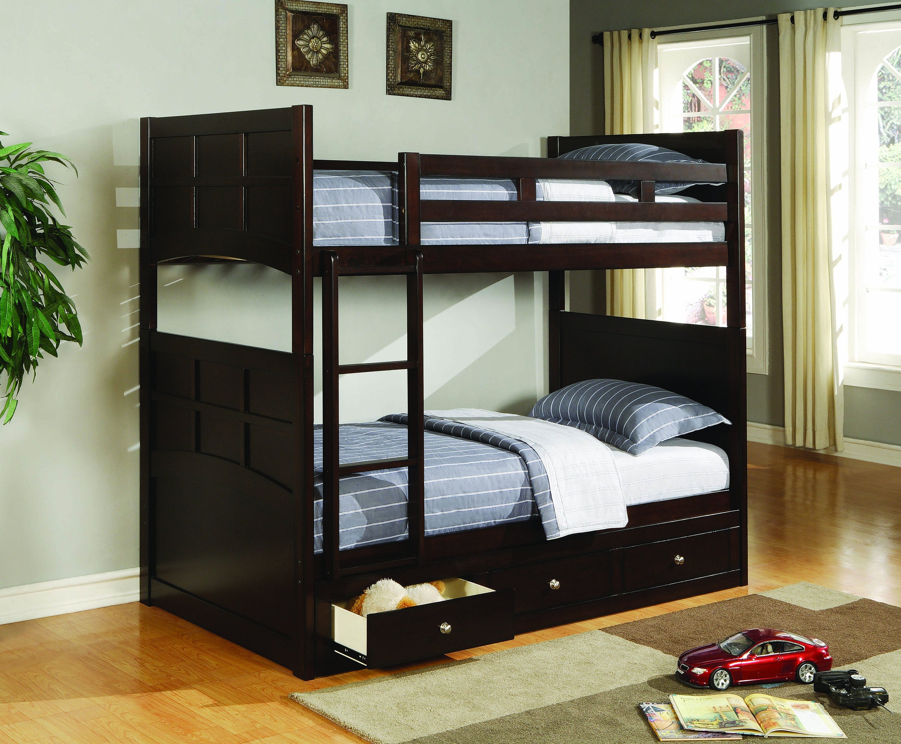 Sandler bunk deals bed with drawers