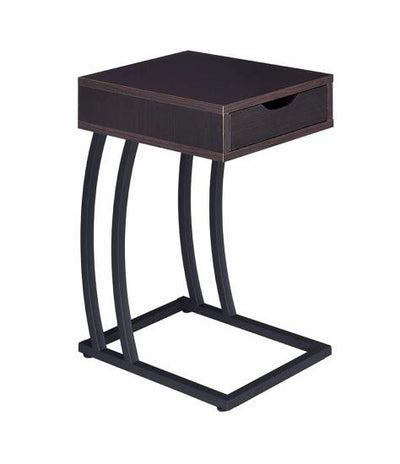Maddox Accent Table With Power Outlet in Nutmeg