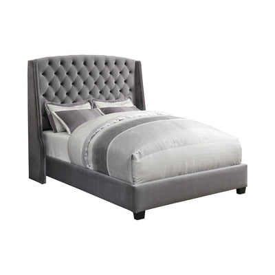 Pissarro Upholstered Bed in Grey