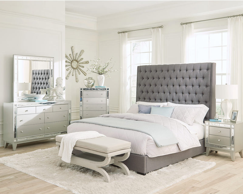 Camille Upholstered Bedroom Set