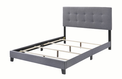 Mapes Upholstered Bed in Grey