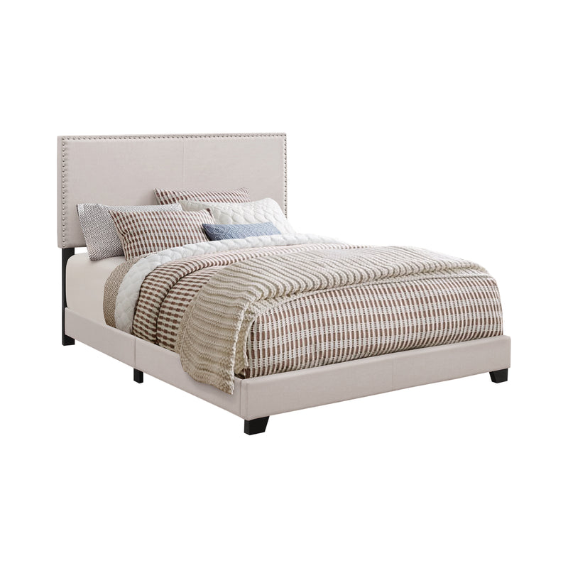 Boyd Upholstered Bed in Ivory