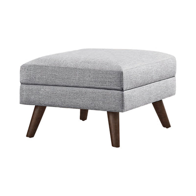 Churchill Collection Storage Ottoman in Grey