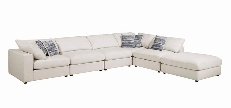 Serene Collection Sectional in Beige