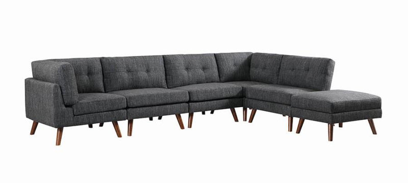 Churchill Collection Sectional in Dark Grey