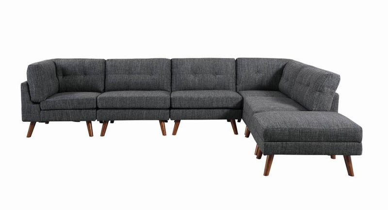 Churchill Collection Sectional in Dark Grey