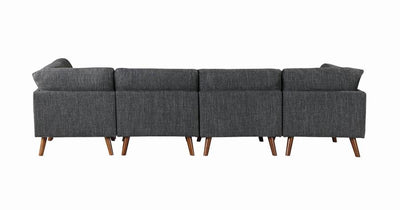 Churchill Collection Sectional in Dark Grey