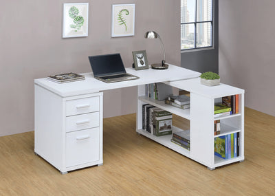 Yvette Office Desk in White