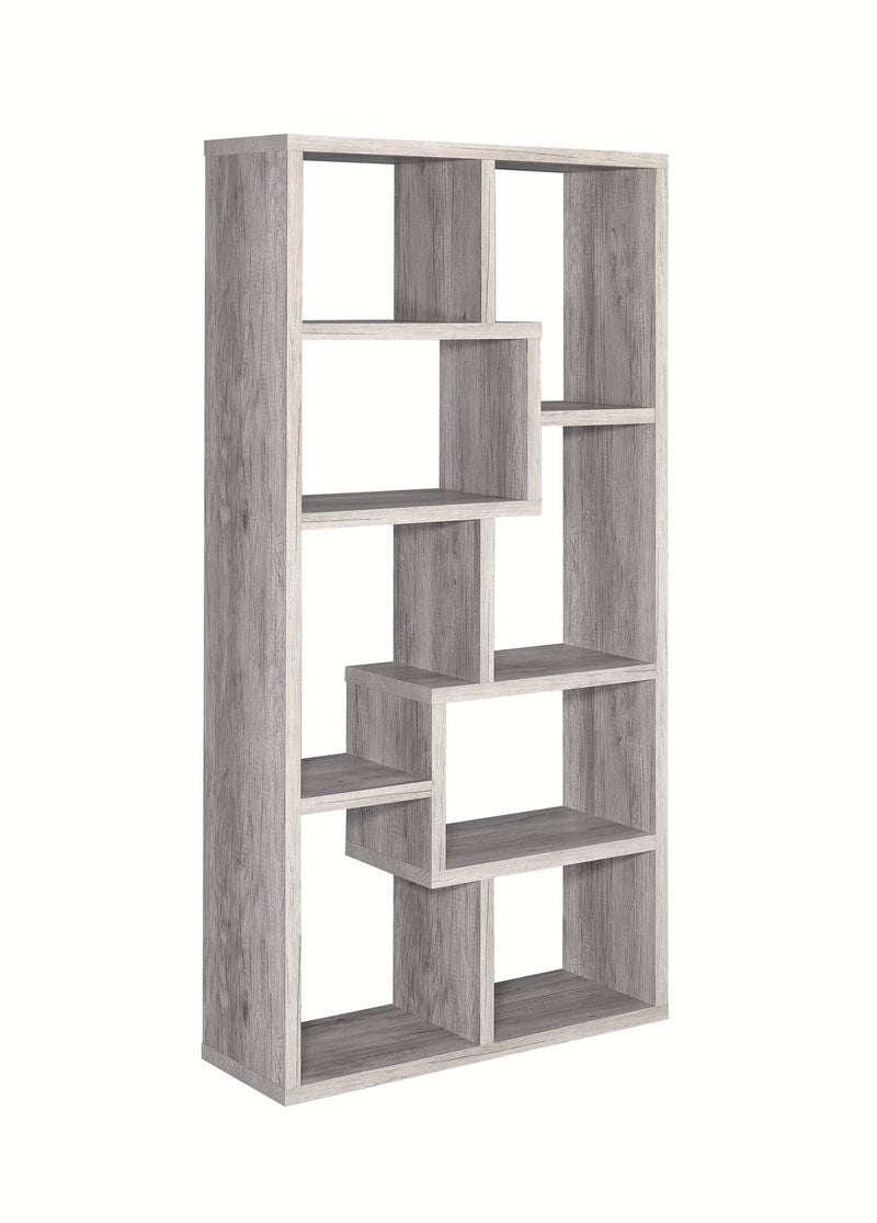 Bruce Bookcase in Weathered Grey