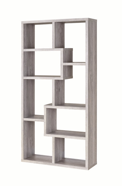 Bruce Bookcase in Weathered Grey
