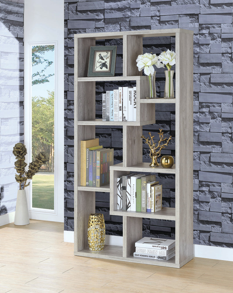 Bruce Bookcase in Grey Driftwood