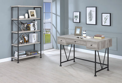 Analiese Bookcase in Grey Driftwood