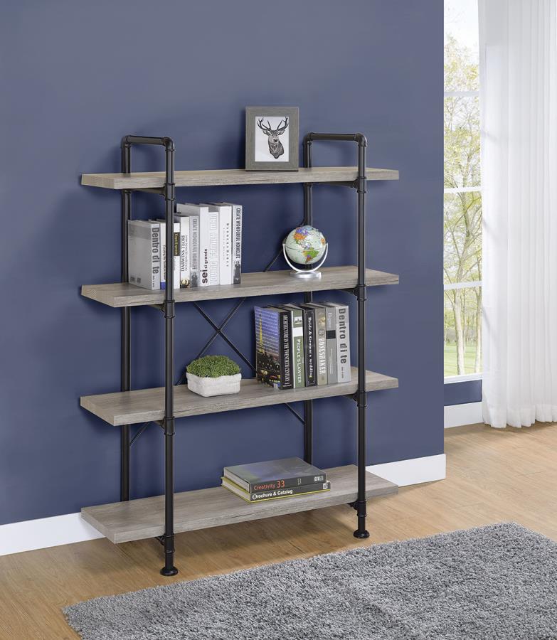 Delray Bookcase in Grey Driftwood