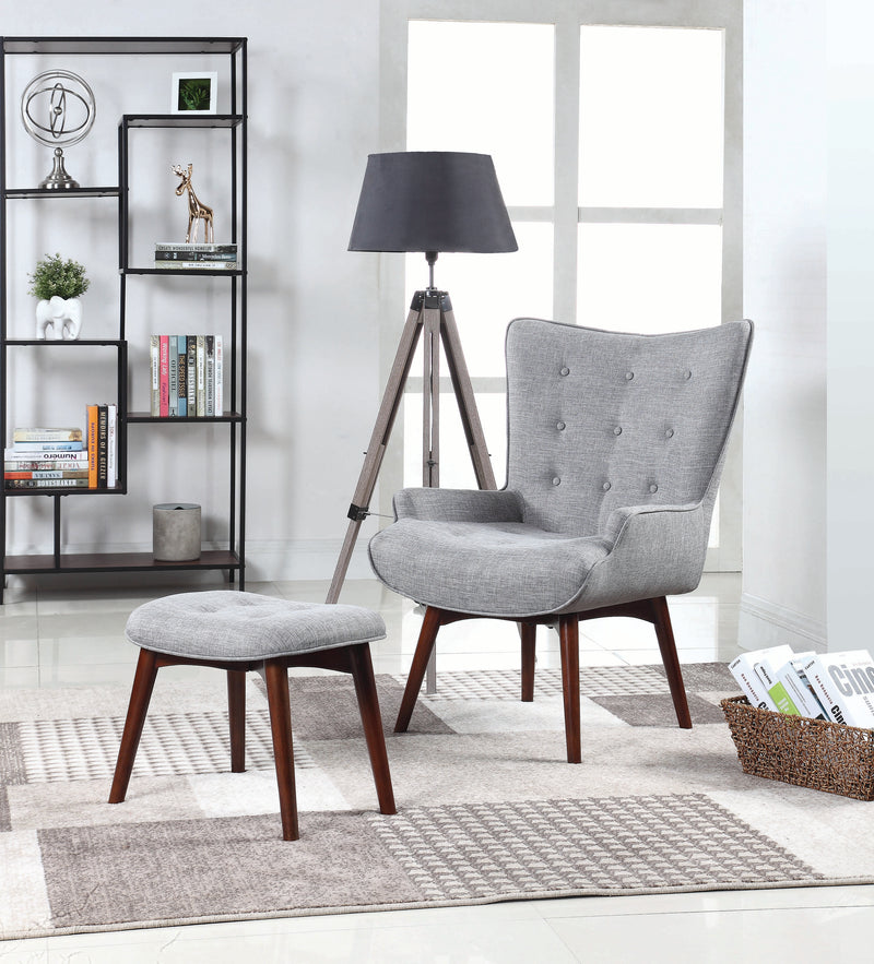 Harvey Accent Chair With Ottoman
