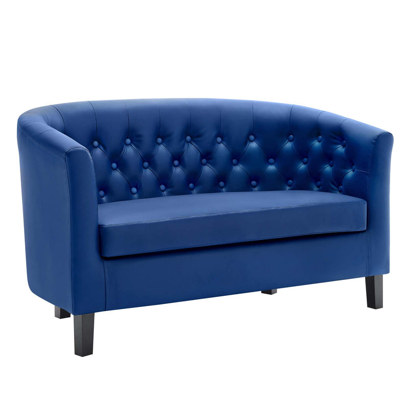 Prospect Upholstered Vinyl Loveseat