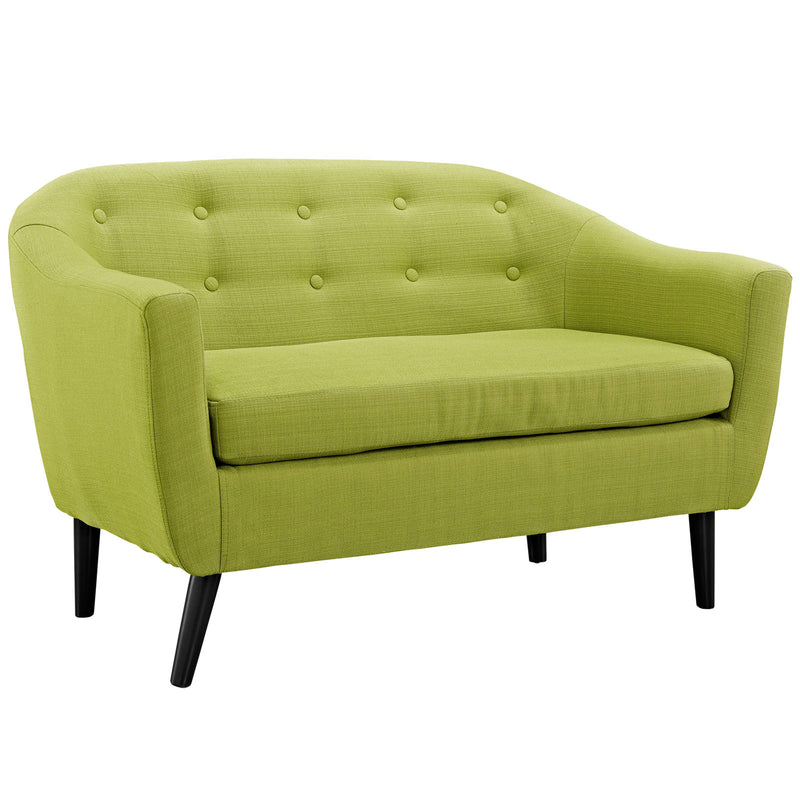 Wit Upholstered Fabric Loveseat
