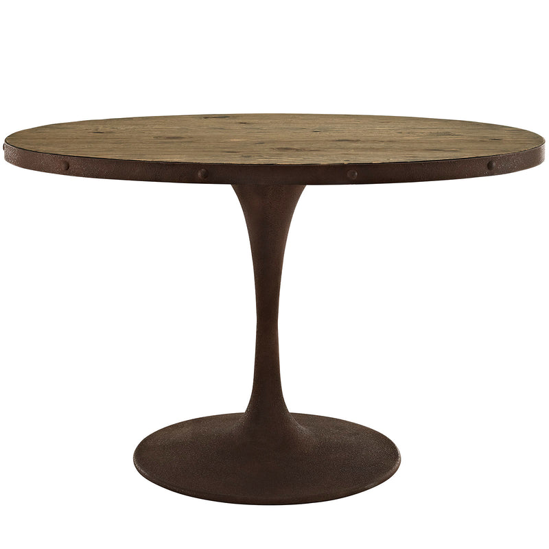 Drive 47" Oval Wood Top Dining Table