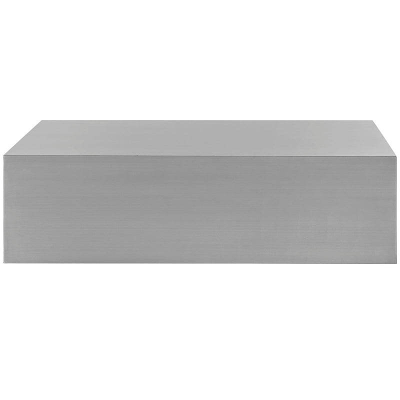Cast Stainless Steel Coffee Table