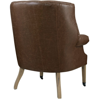 Chart Upholstered Vinyl Lounge Chair