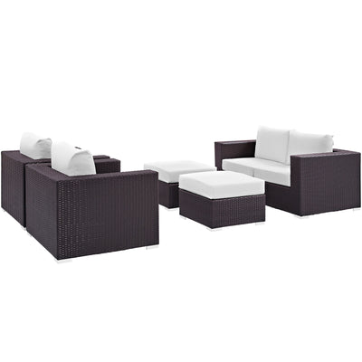 Convene 5 Piece Outdoor Patio Sofa Set