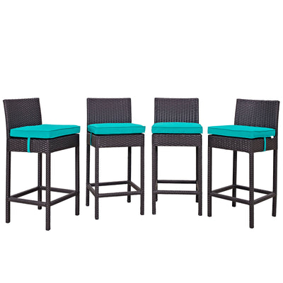 Convene 4 Piece Outdoor Patio Pub Set