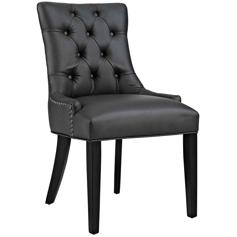 Regent Tufted Faux Leather Dining Chair