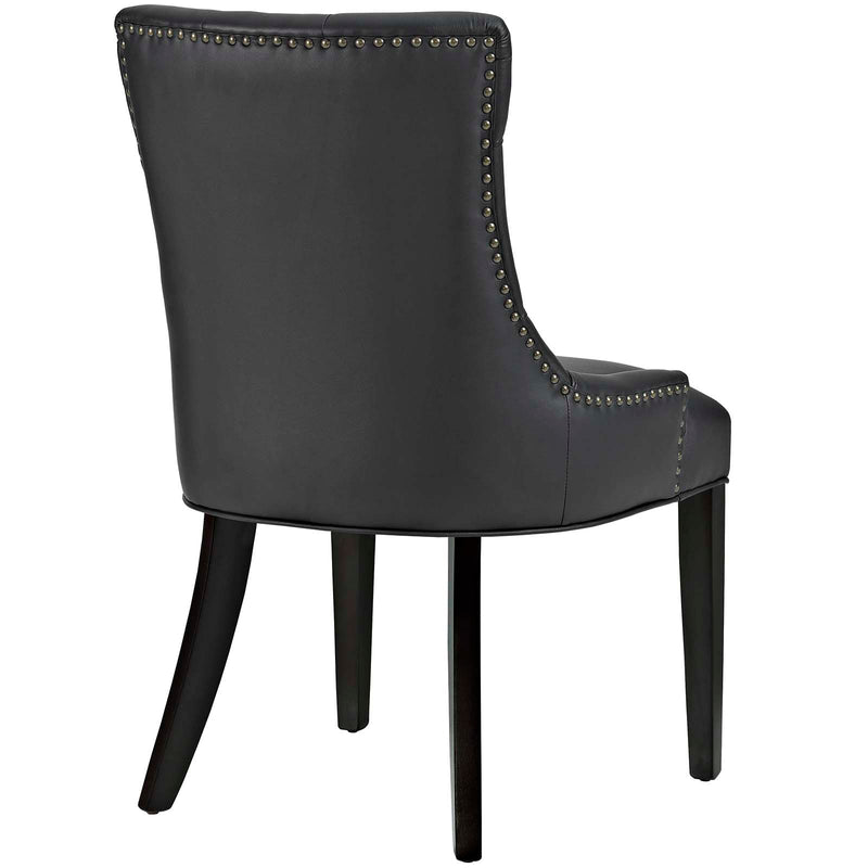 Regent Tufted Faux Leather Dining Chair
