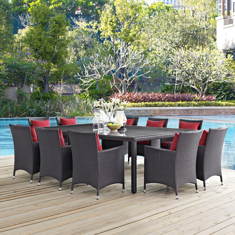 Convene 11 Piece Outdoor Patio Dining Set