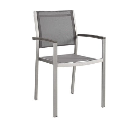 Shore Outdoor Patio Aluminum Dining Chair