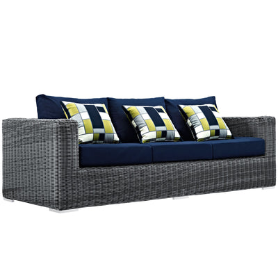 Summon 3 Piece Outdoor Patio Sunbrella¬Æ Sectional Set