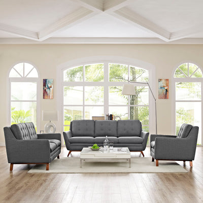 Beguile Living Room Set Upholstered Fabric Set of 3