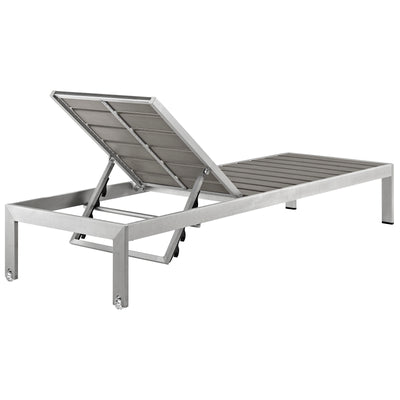 Shore Chaise Outdoor Patio Aluminum Set of 2