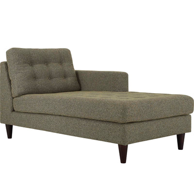Empress Right-Arm Upholstered Fabric Chaise
