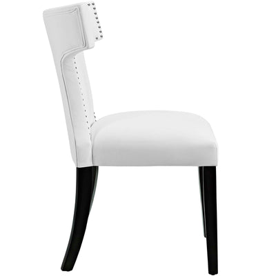 Curve Dining Side Chair Vinyl Set of 2