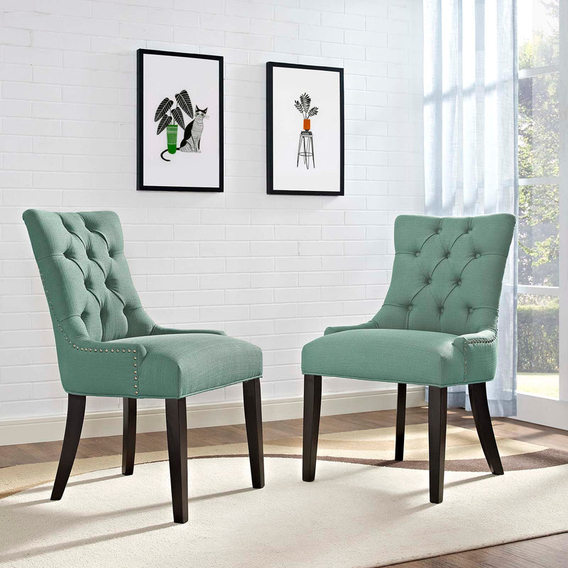Regent Dining Side Chair Fabric Set of 2