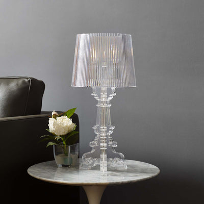 French Petite Acrylic Acrylic Table Lamp