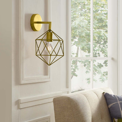 Derive Brass Wall Sconce Light Fixture