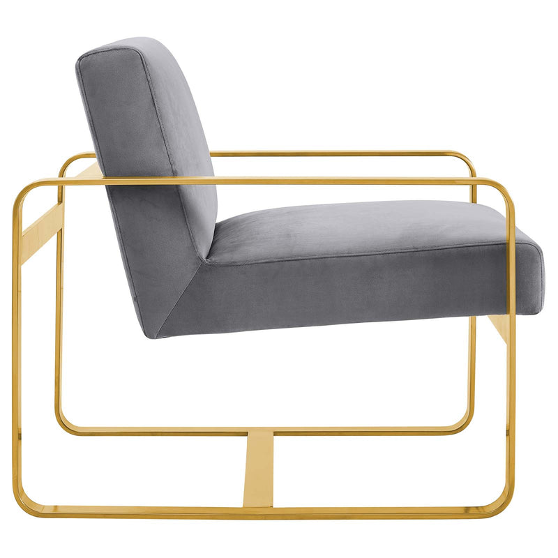 Astute Performance Velvet Armchair