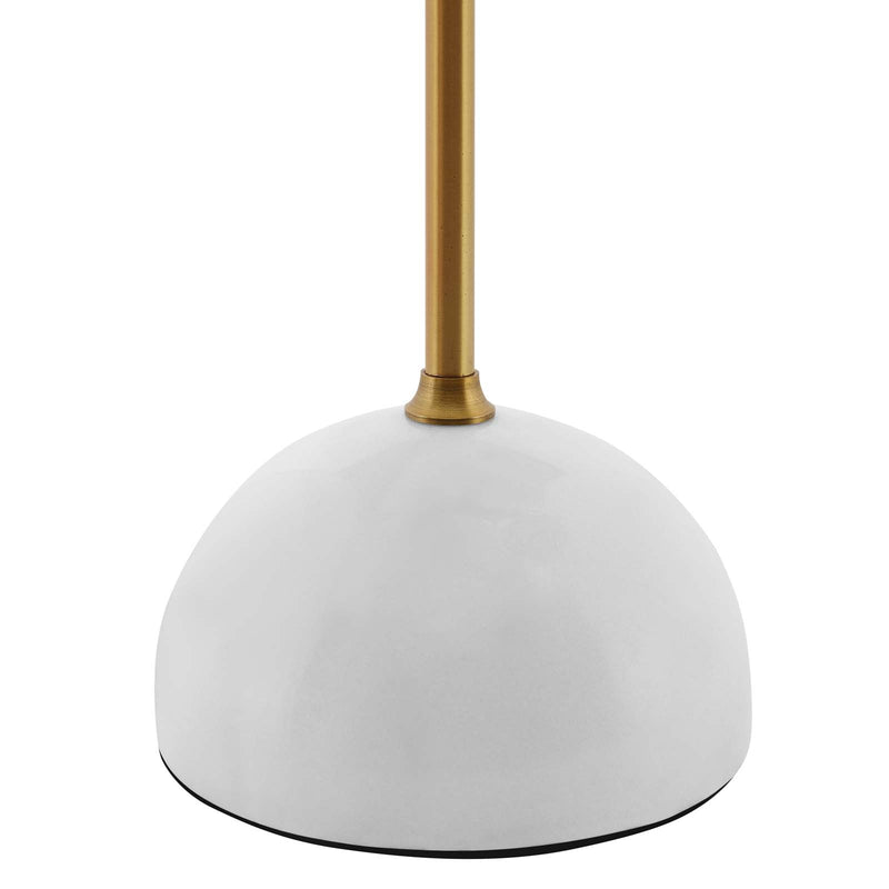 Convey Bronze and White Marble Table Lamp