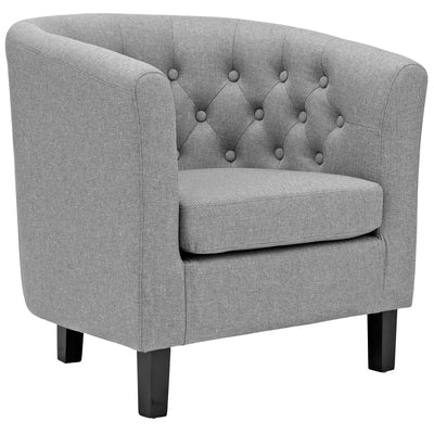 Prospect 3 Piece Upholstered Fabric Loveseat and Armchair Set