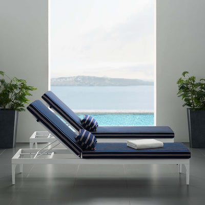 Perspective Cushion Outdoor Patio Chaise Lounge Chair
