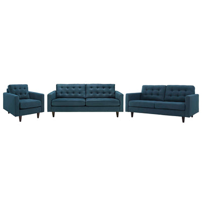 Empress Sofa, Loveseat and Armchair Set of 3