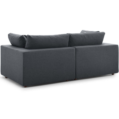 Commix Down Filled Overstuffed 2 Piece Sectional Sofa Set