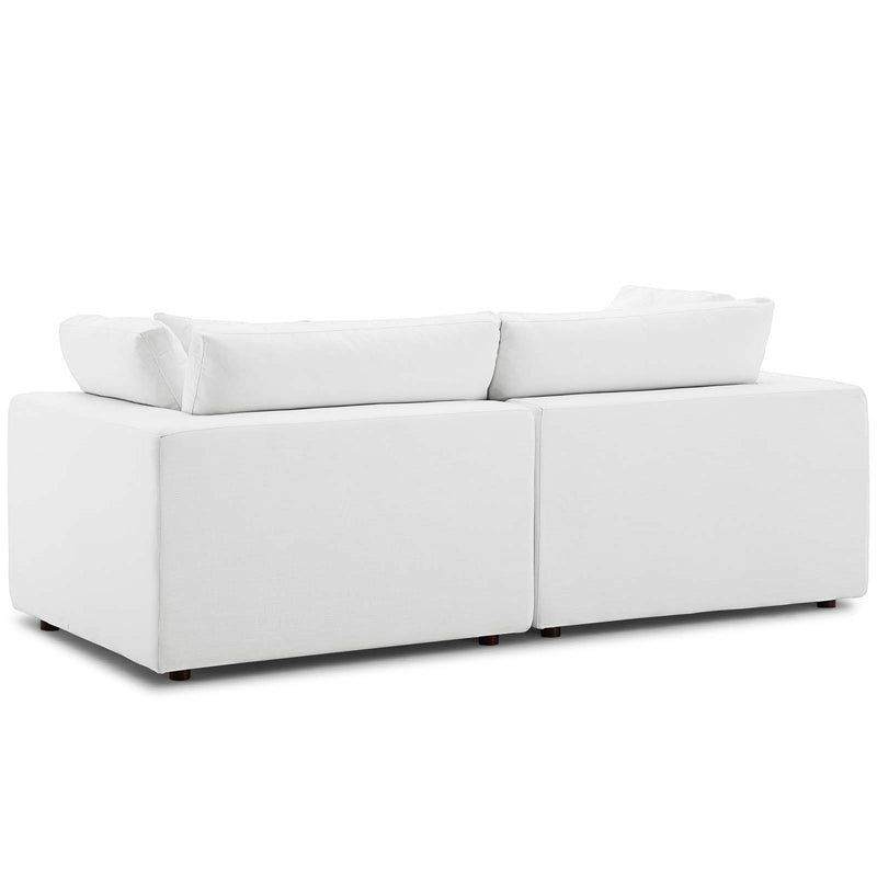 Commix Down Filled Overstuffed 2 Piece Sectional Sofa Set