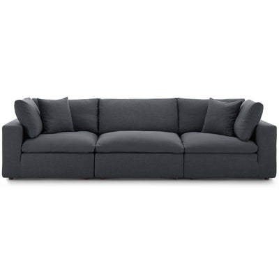 Commix Down Filled Overstuffed 3 Piece Sectional Sofa Set