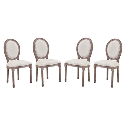 Emanate Dining Side Chair Upholstered Fabric Set of 4