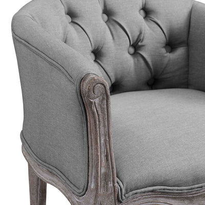 Crown Dining Armchair Upholstered Fabric Set of 4