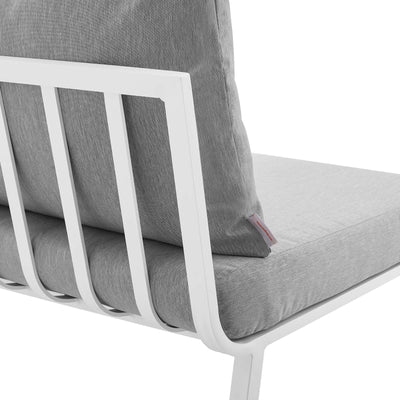 Riverside Outdoor Patio Aluminum Armless Chair