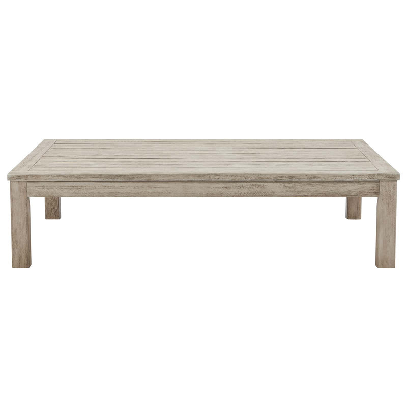 Wiscasset Outdoor Patio Acacia Wood Coffee Table
