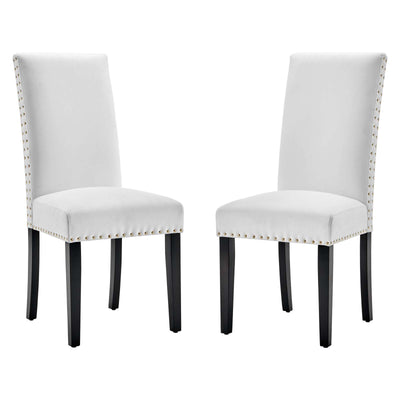 Parcel Performance Velvet Dining Side Chairs - Set of 2